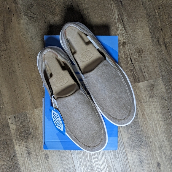 Hey Dude, Men's Sunapee M Craft Shoes, Size 10, Olive, NIB - Picture 7 of 11